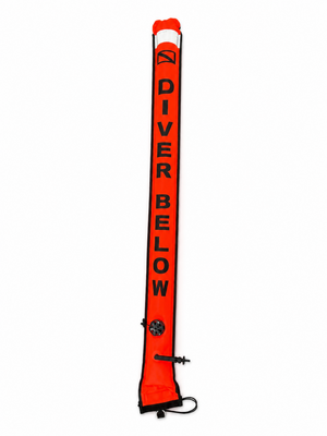 TSK Shop Tauchzubehör Tools TSK Boje Orange 150cm mit Logo