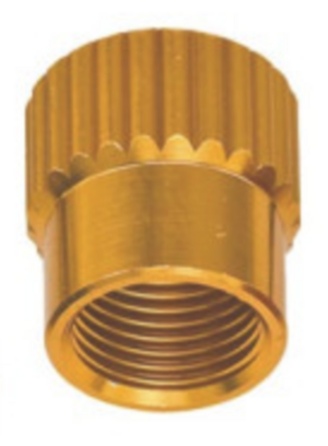 TSK Shop Tauchzubehör Atemreglerzubehör DIN Cap Reg. Alu Gold
