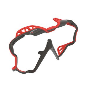 TSK Shop ABC Maskenzubehör Mares Pure Wire Frame Grau-Rot