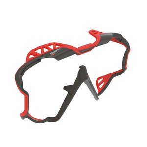 TSK Shop ABC Maskenzubehör Mares Pure Wire Frame Grau-Rot