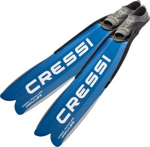TSK Shop Freediving Freedive-Flossen & Zubehör Cressi GARA Modular Impulse FINS 40/41 Blue Metal