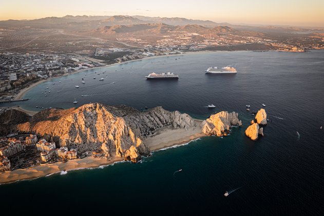 Luftaufnahme von Cabo san Lucas