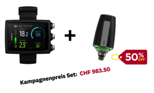 TSK Shop Tauchausrüstung Tauchcomputer Suunto Eon Core + TankPOD Bundle Schwarz