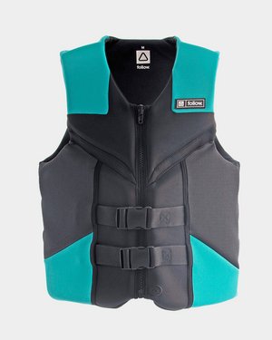 TSK Shop Freizeit SUP, Surfen & allg. Wassersport Follow Cure Mens CGA Jacket Grey/ Teal M