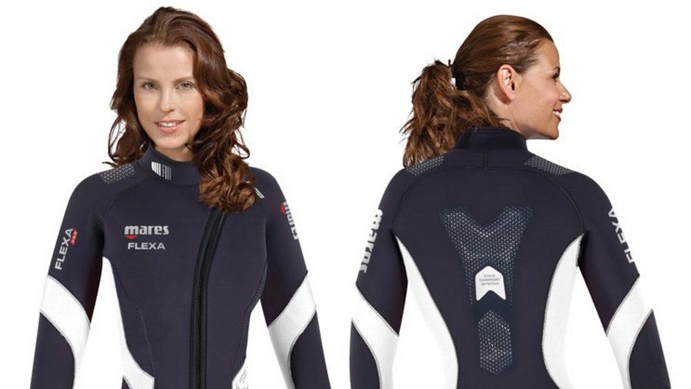 Promate Avalon 6mm Women's 2-Piece Hooded Semi-Dry Full Suit Scuba Dive Wetsuit 