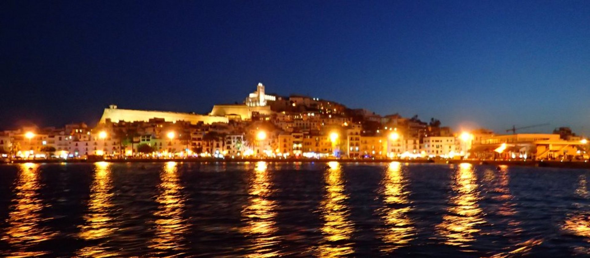 Ibiza Stadt by Night