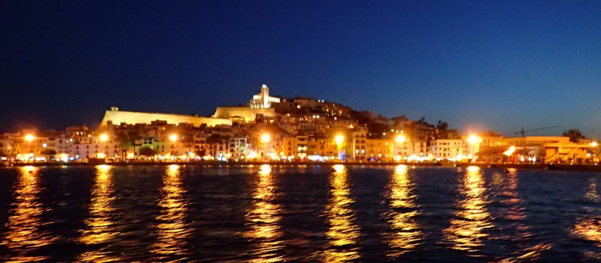 Ibiza Stadt by Night