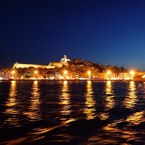 Ibiza Stadt by Night