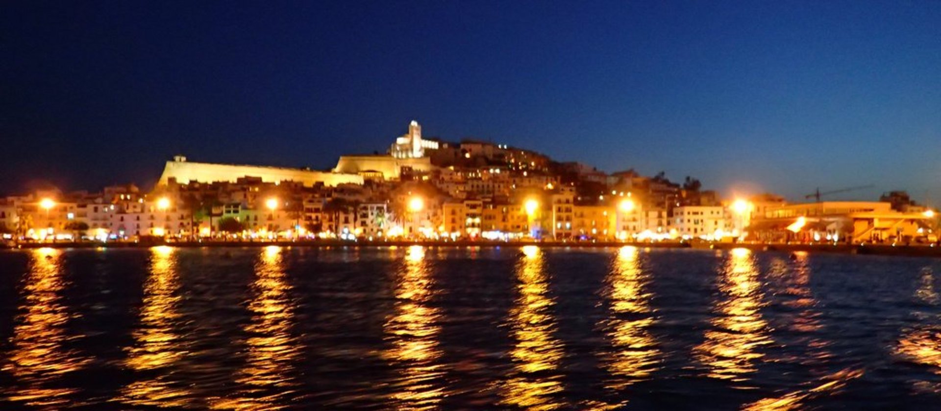 Ibiza Stadt by Night