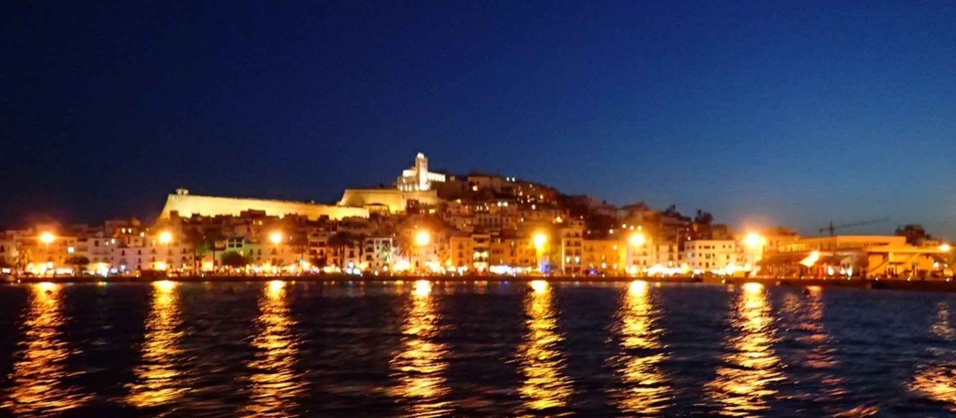 Ibiza Stadt by Night