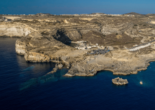 Luftaufnahme von Gozo