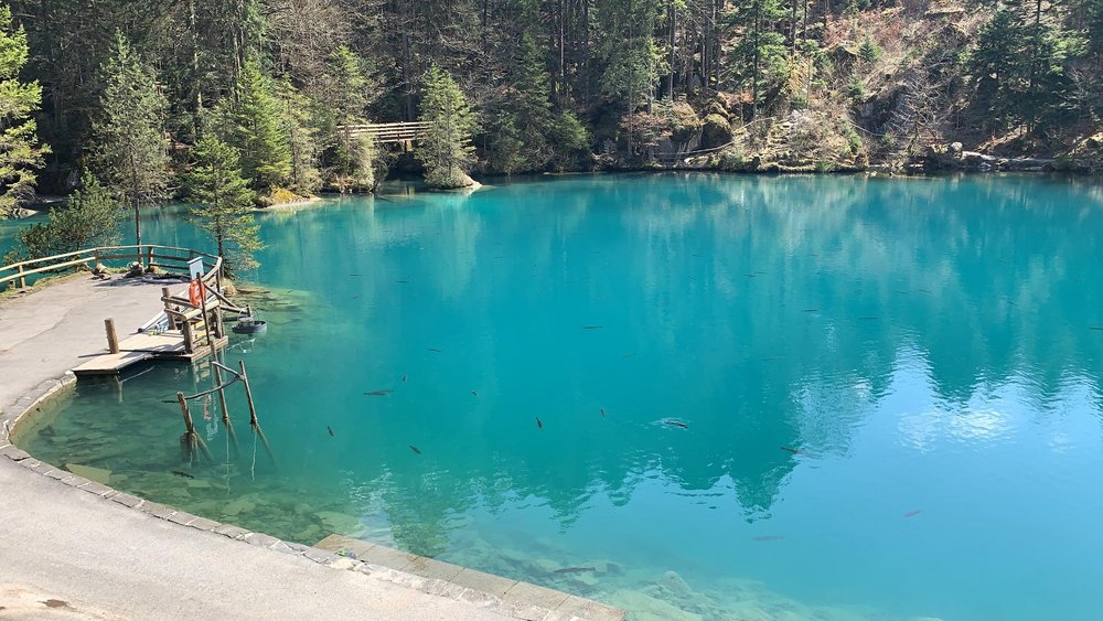Traumhafter Blausee
