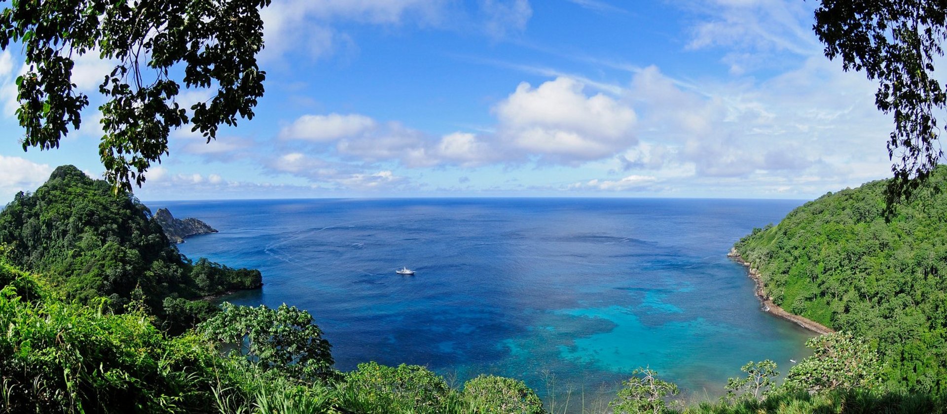 Ausblick von Cocos Island