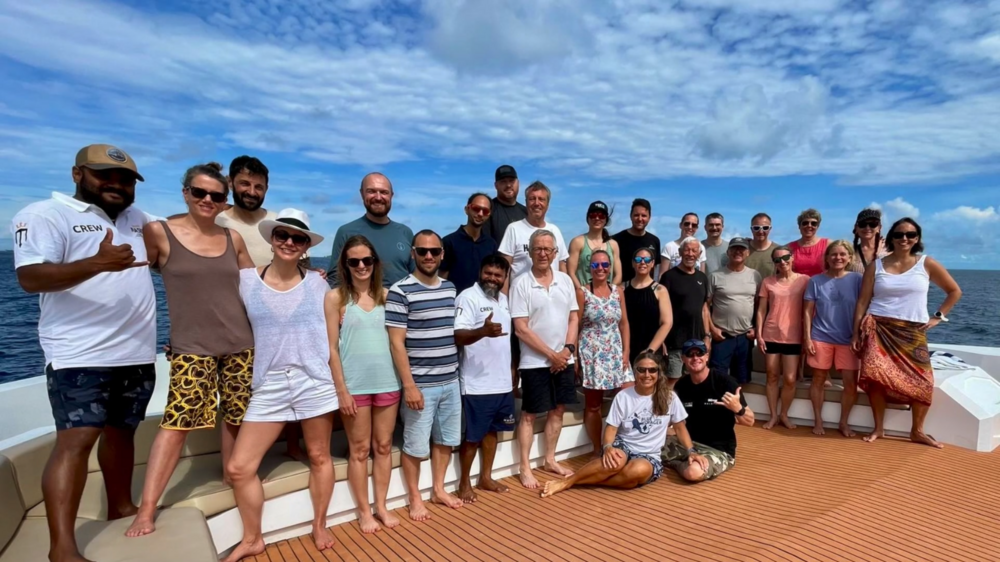 Gruppenfoto Malediven
