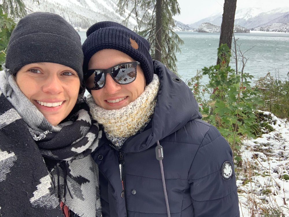 TSK Tauchreise Tschiggi im Engadin Leiterinnen im Schnee