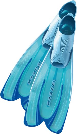 TSK Shop Freizeit Kindersortiment Cressi Agua Kid Fins 31/32 Aquamarine