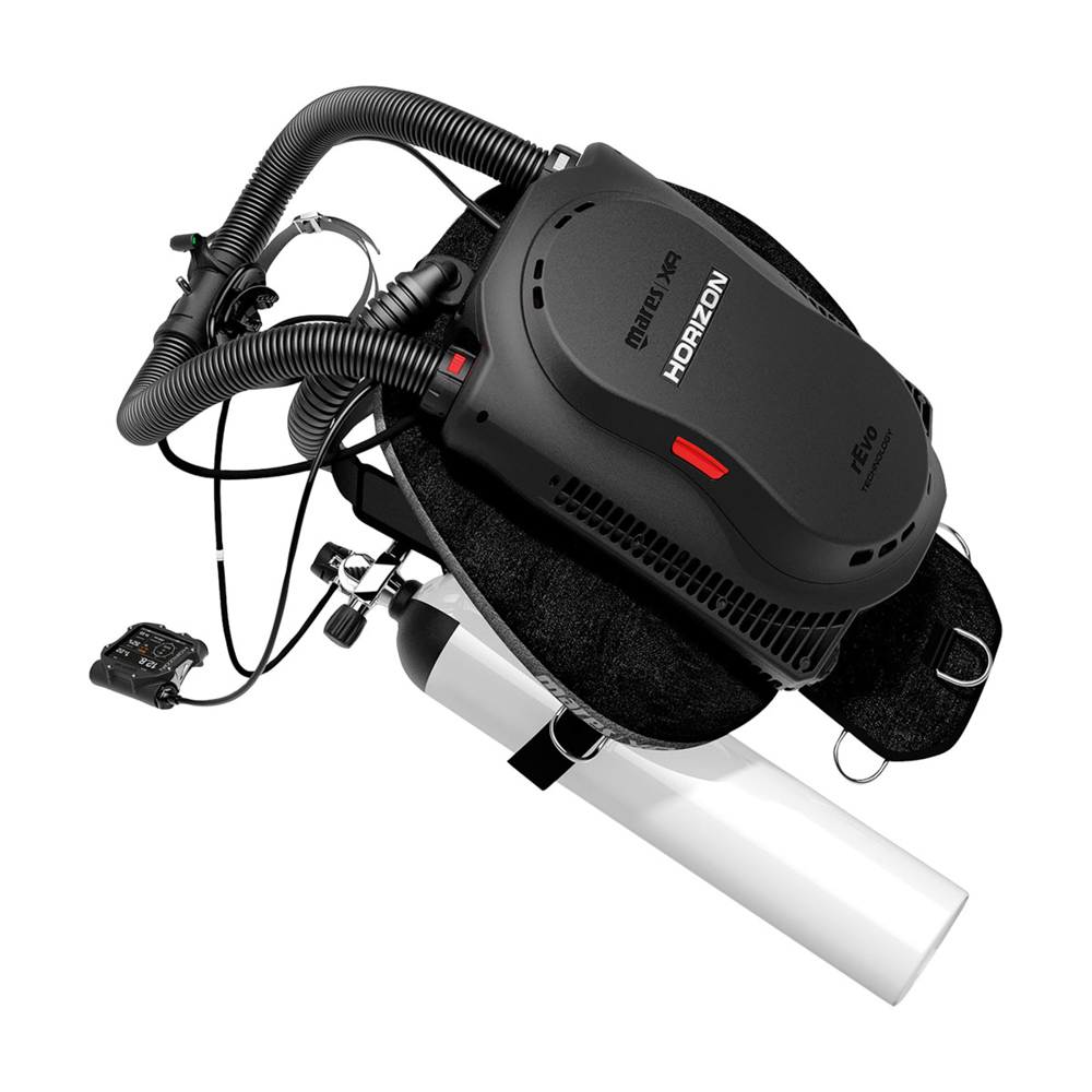 TSK-Mares-Horizon-SCR Bild eines Mares Horizon Semi Closed Rebreathers